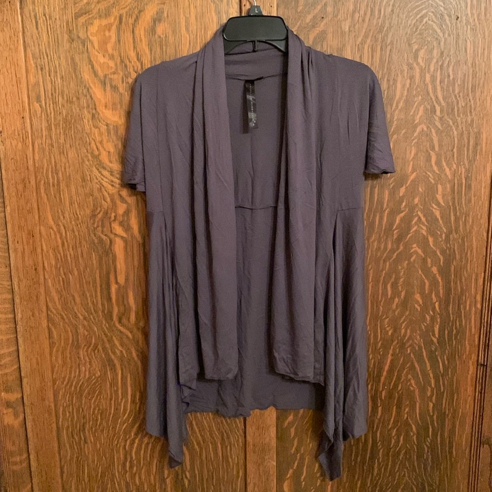 Isabella Rodriguez short sleeve open front cardigan small S